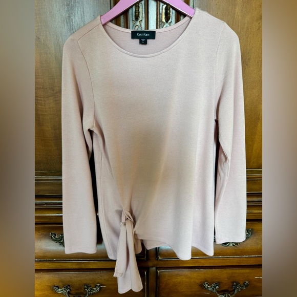 Karen Kane Tops - Karen Kane Women's Pink Tie-Front Top